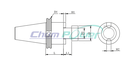 CAT40xFMA1-2.06'' CHUMPOWER