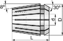 8-700-8005 - ER32 Metric Collet, 5 mm TOOLMEX