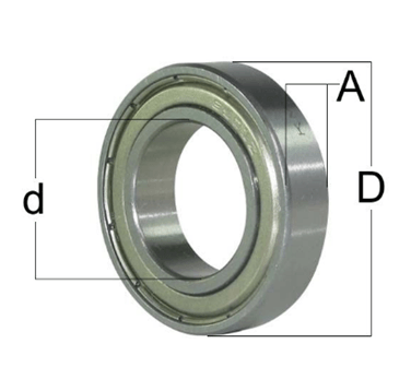 W00.000-030/BEARING, BALERO PARA WHIPGUIDE MOLLART