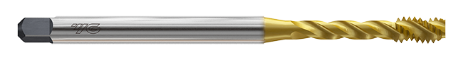 G8543 HSS-PM LONG SHANK SPIRAL FLUTE TAP 6"OAL 7/16-20UNF GH3 152.4L YG1