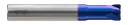G8B5906005 X5070 HIGH FEED 4FL 0˚ STUB CR E/M 6(R0.5)X6X2.5(12)X60 YG1
