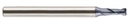 GMF18944 4G MILL 2 FLUTE 30 DEGREE HELIX CORNER RADIUS END MILL 1/4 (R.030) x 1/4 x 5/8 x 3-1/2 YG1