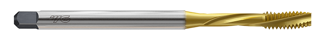 H2423 HSS-PM LONG SHANK SPIRAL FLUTE TAP 6"OAL 1/4-28UNF GH3 152.4L YG1