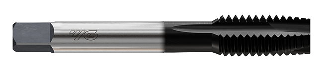 J6523 3 FLUTE SPIRAL POINTED PLUG HARDSLICK COATED TAP FOR TITANIUM ALLOYS & NICKEL BASE ALLOYS UPTO 44HRc 7/16 - 14, H3 YG1