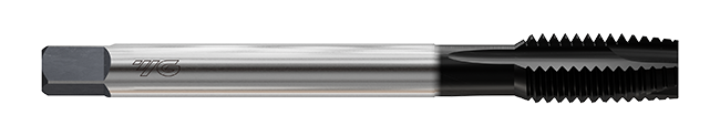 K2676 4 FLUTE SPIRAL POINTED PLUG DIN LENGTH ANSI SHANK HARDSLICK COATED FOR STEELS UPTO 35HRc - METRIC M18 - 1.5, D6 YG1