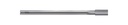 K610202210 HSS SS STR. CHUCKING REAMERS(WIRE) #2(0.2210)X0.2173X1-1/2X6 YG1