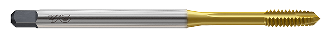 M0243 HSS-PM LONG SHANK GUN POINT TAP 4"OAL #6-32UNC GH3 101.6L YG1