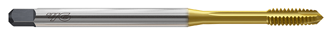 M1323 HSS-PM LONG SHANK GUN POINT TAP 6"OAL #10-24UNC GH3 152.4L YG1