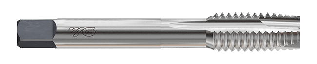 M8543 3 FLUTE SPIRAL POINTED PLUG TIN COATED TAP FOR TITANIUM ALLOYS & NICKEL BASE ALLOYS UPTO 44HRc 7/16 - 20, H3 YG1