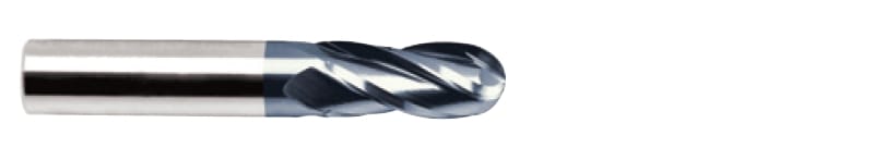 UGMF91010 4FL BALL Y- COATED CARBIDE END MILL 5/64 x 5/32 x 3/16 x 9/16 x 2 YG1