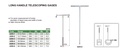 4209-4 LONG HANDLE TELESCOPING GAGE RANGE 32-54MM  (CAT A) INSIZE