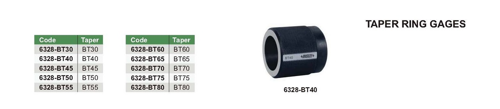 6328-BT50 TAPER RING GAGE  (CAT A) INSIZE