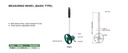 7144-1 MEASURING WHEEL RANGE 0.1-9999.9M READING 0.1M  (CAT A) INSIZE