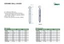 4198-25D4 CERAMIC BALL GAGE RANGE 25.4MM READING 0.5ΜM  (CAT A) INSIZE