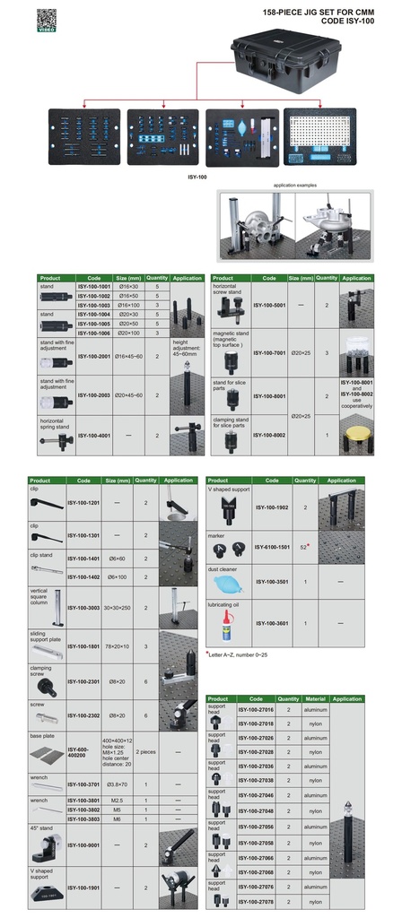 ISY-100-1901 V SHAPED SUPPORT  (CAT A) INSIZE