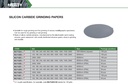 MLP-SZA400 SILICON CARBIDE PAPER (100PCS) RANGE 400  (CAT A) INSIZE