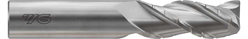 E5I86902 ALU-POWER HPC 3FL  CHIP BREAKER PLAIN SHANK END MILL 6(R0.25) x 6 x 24 x 75 YG1