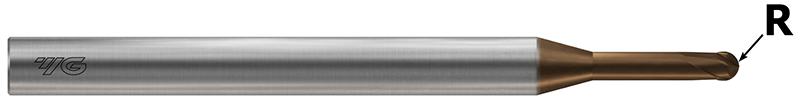 HPK45849 X1-EH 2FL RIB BALL E/M 1.5 x 4 x 1.5(3.8) x 50 YG1