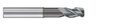 JAH25904 ALU-POWER HPC 3FL EXTENDED REACH CORNER RADIUS PLAIN SHANK COATED END MILL 8(R0.5) x 8 x 12(25) x 75 YG1