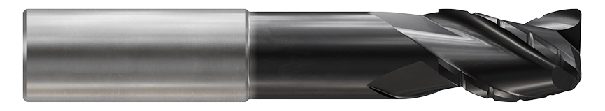 JAI39906 ALU-POWER HPC 3FL H-37 EXTENDED CHIPBREAKER CORNER RADIUS COATED E/M 1/2(R.06) x 1/2 x 5/8(3-3/8) x 5 YG1