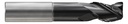 JAI39906 ALU-POWER HPC 3FL H-37 EXTENDED CHIPBREAKER CORNER RADIUS COATED E/M 1/2(R.06) x 1/2 x 5/8(3-3/8) x 5 YG1
