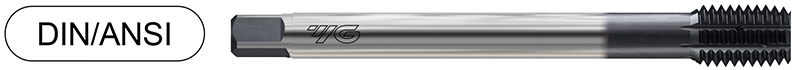 TRR10467GS HSS-PM PRIME ANSI/DIN FORMING TAP X-COATING 5/16-24UNF H7 90.0L YG1