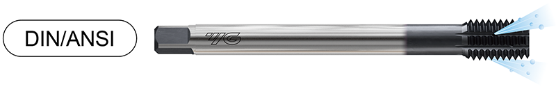 TRR16726GSP HSS-PM PRIME ANSI/DIN FORMING TAP WITH RADIAL OIL HOLE X-COATING INSERTPLUG M20X1.5 D6 125.0L YG1