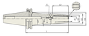 VK062JTW SHRINK FIT HOLDER COOLANT CHANNEL TYPE THICK WALL CAT40AD/B-SFH7/16CTW-6.30 YG1