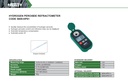 5809-HP61 HYDROGEN PEROXIDE REFRACTOMETER   (CAT A ) INSIZE