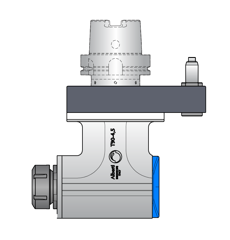 [GH-00000-00-WELE-SB316] T90cn-4.5 Neo CAT50 - Capto C4 Quick Change Output para WELE SB316 KOMA PRECISION